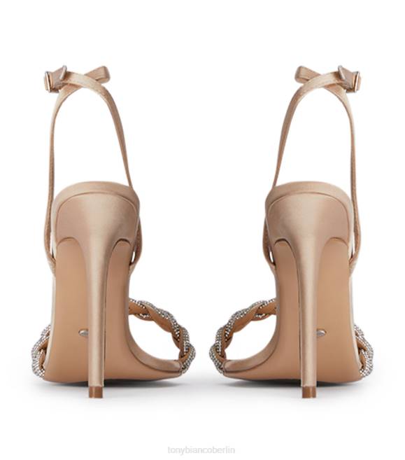 Stöckelschuhe| de Tony Bianco Frauen Kosta-Absätze Nude-Satin 462476
